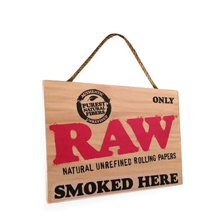 RAW | WOODEN SIGN Flag · Sign ONE