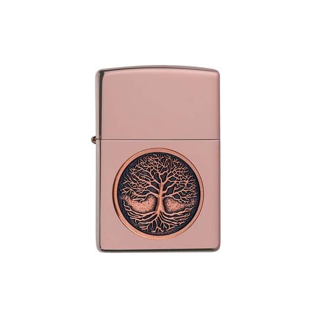 Zippo 49638 Tree of Life Emblem Design Zippo Lighter ONE