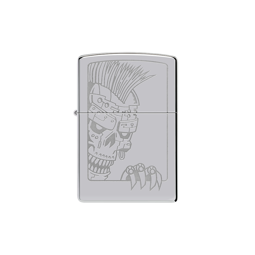 Zippo 46426 Mohawk Skull Horror · Goth ONE