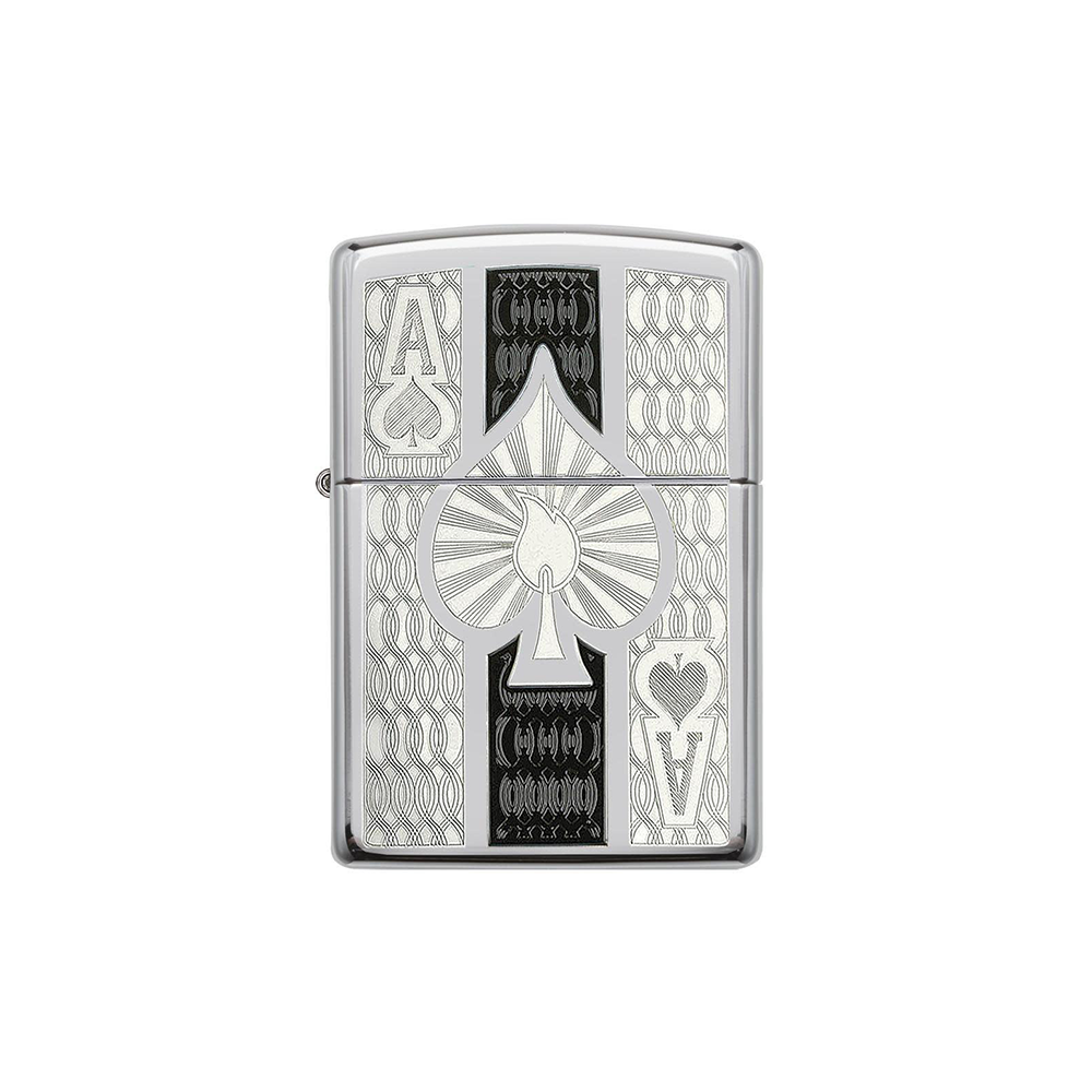Zippo 24196 Intricate Spade Design Gambling · Spirit ONE