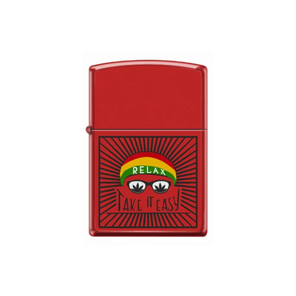 Zippo 58352 Leaf Relax-Easy Weed Glasses Zippo Lighter ONE