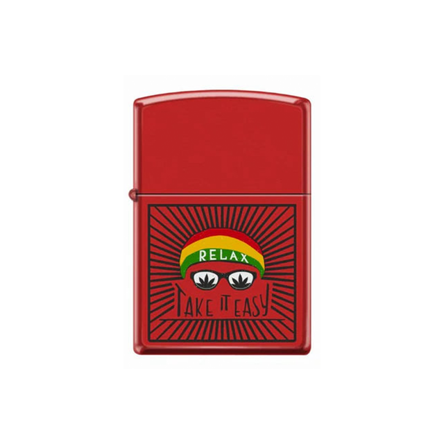 Zippo 58352 Leaf Relax-Easy Weed Glasses Zippo Lighter ONE