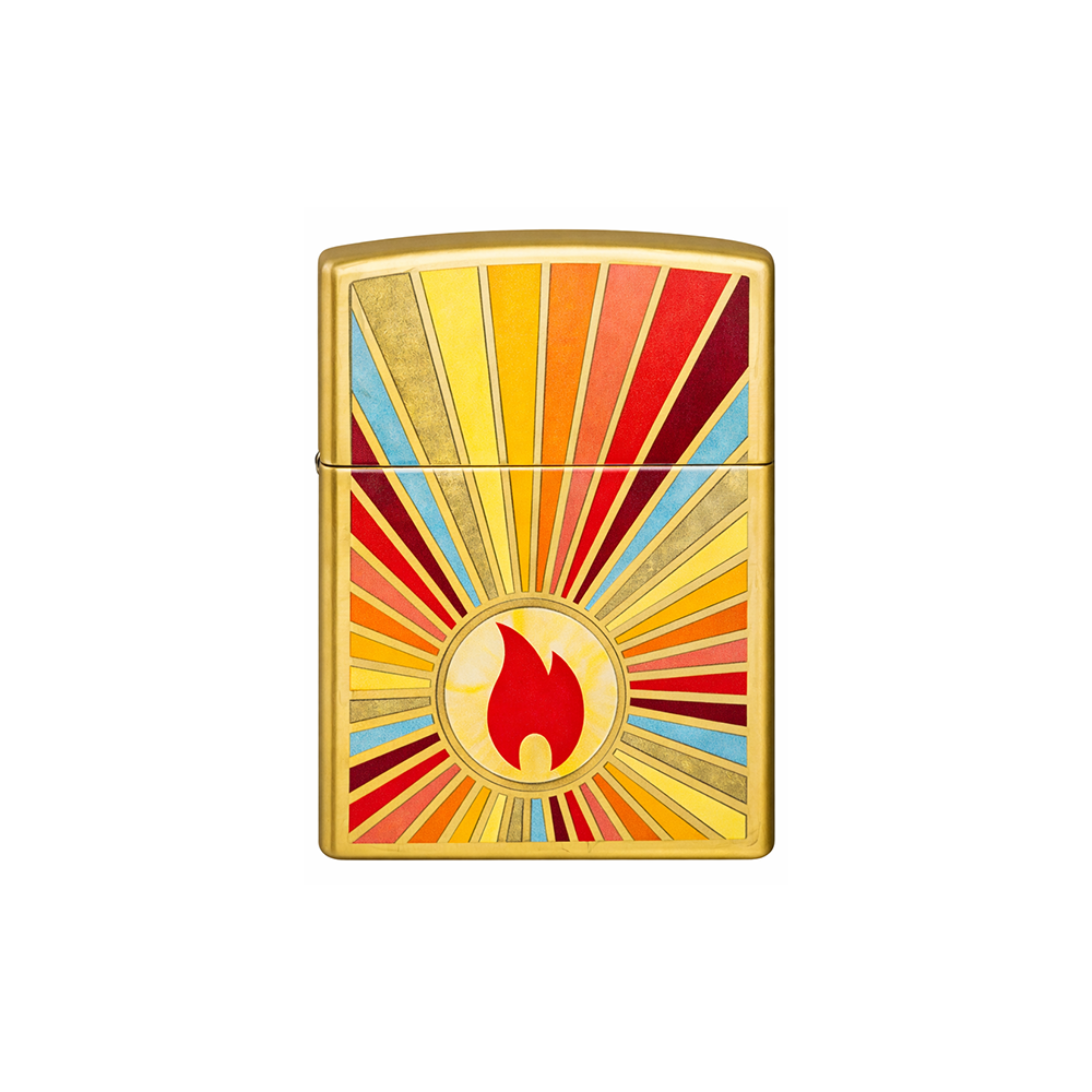 Zippo 46957 Colorful Flame Design