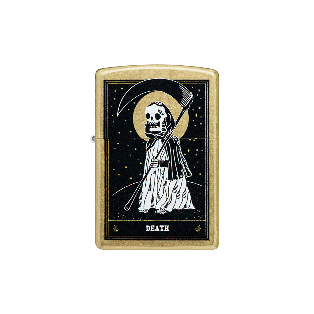 Zippo 46722 Death Card Design Horror · Goth ONE