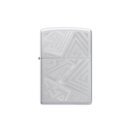 Zippo 46481 Which Way? Lined Arrow Design Zippo Lighter ONE