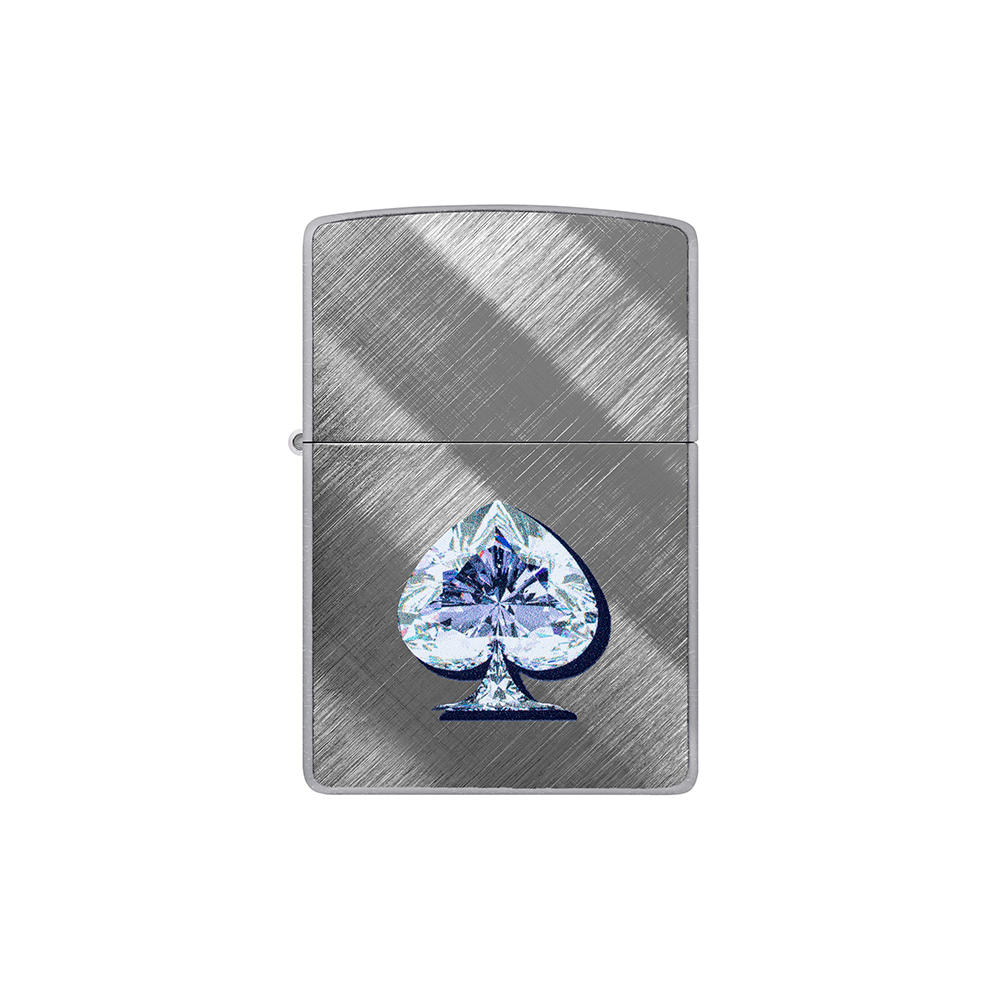 Zippo 46472 Gleaming Spade Ace of Spades Diamond Gambling · Spirit ONE
