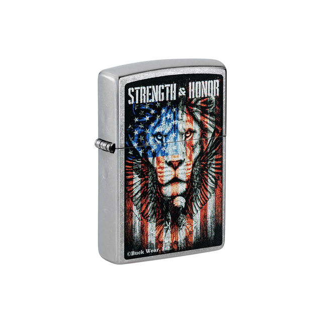 Zippo 73118 Buck Wear STRENGTH & HONOUR Zippo Lighter ONE