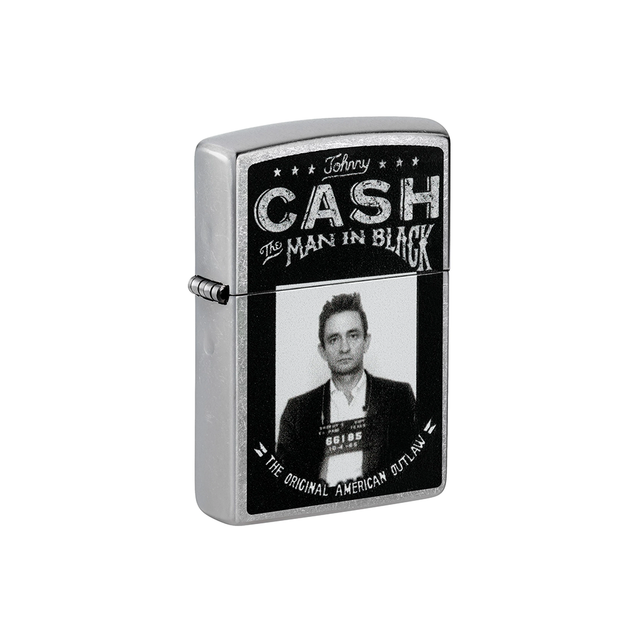 Zippo 75822 THE ORIGINAL AMERICAN OUTLAW Johnny Cash Zippo Lighter ONE