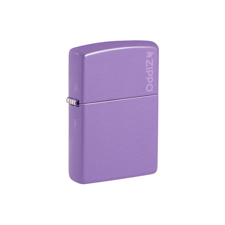 Zippo 46681ZL Classic Smoky Lavender Zippo Logo Zippo Lighter ONE