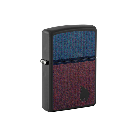 Zippo 46476 Color Block Two Tone Flame Zippo Lighter ONE