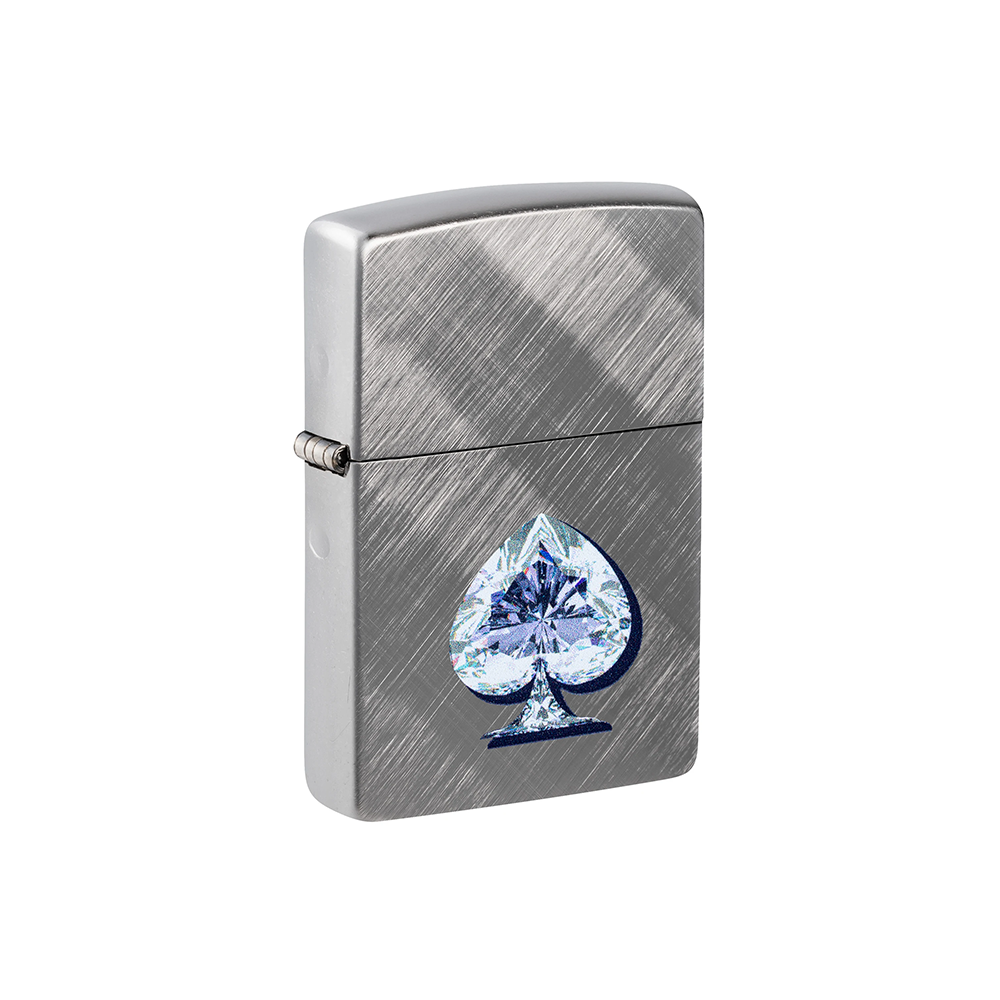 Zippo 46472 Gleaming Spade Ace of Spades Diamond Gambling · Spirit ONE