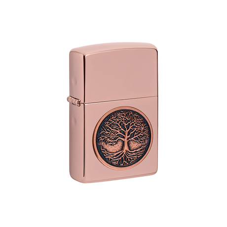 Zippo 49638 Tree of Life Emblem Design Zippo Lighter ONE