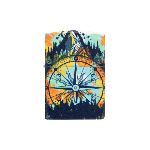 Zippo 49805 Compass Design Zippo Lighter ONE