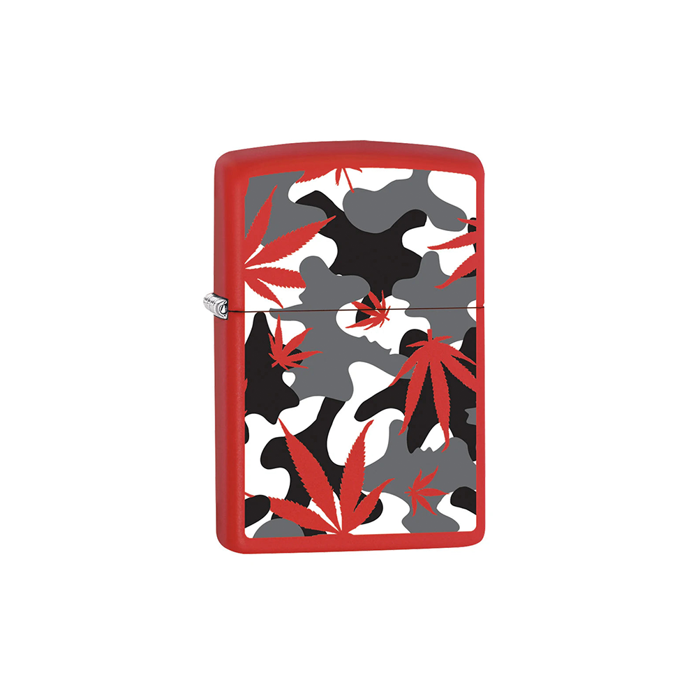 Zippo 233-064558 Red Matte Camo Zippo Lighter ONE