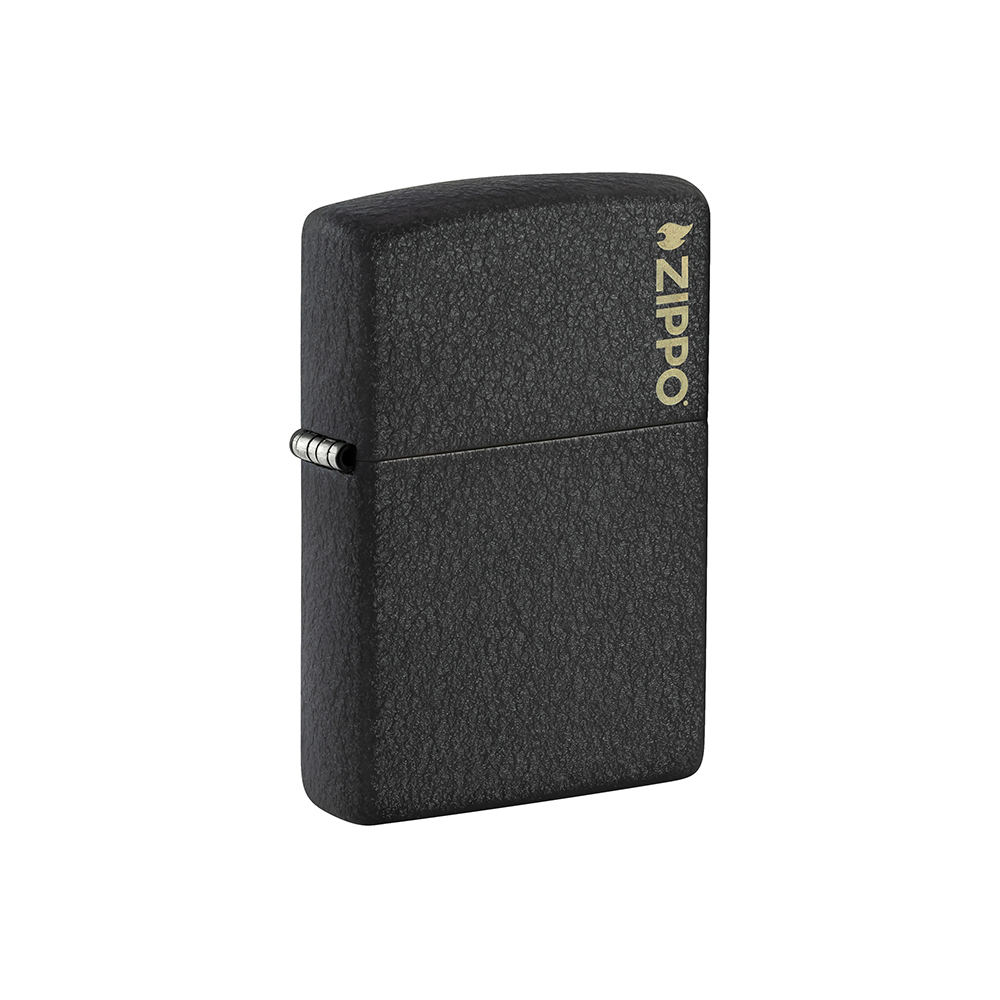 Zippo 236ZL Classic Black Crackle® Zippo Logo Zippo Lighter ONE