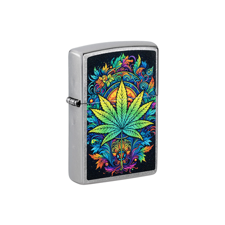 Zippo 46575 Captivating Psychedelic Cannabis Zippo Lighter ONE