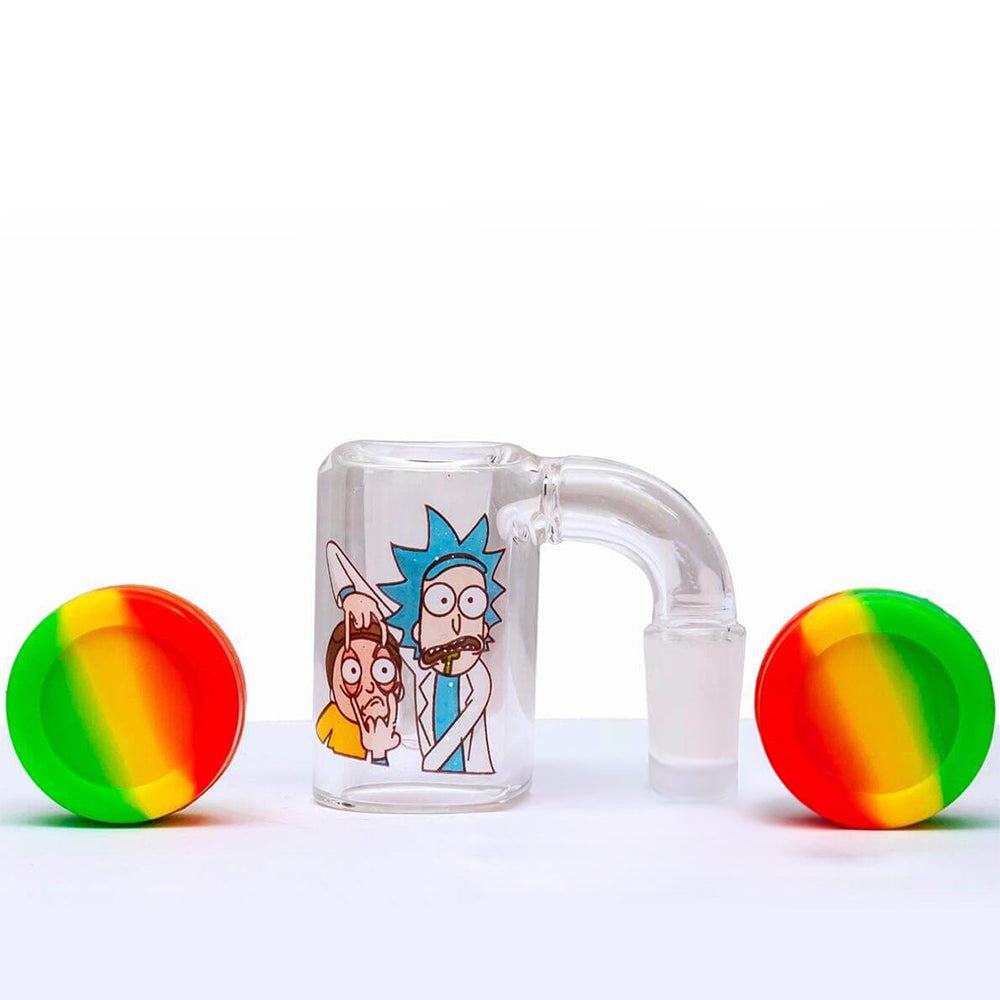 Gotoke | 2.9" Reclaim Glass Catcher Kit with Silicone container Ashcatcher · Percolator · Filter · Mouthpiece Gotoke