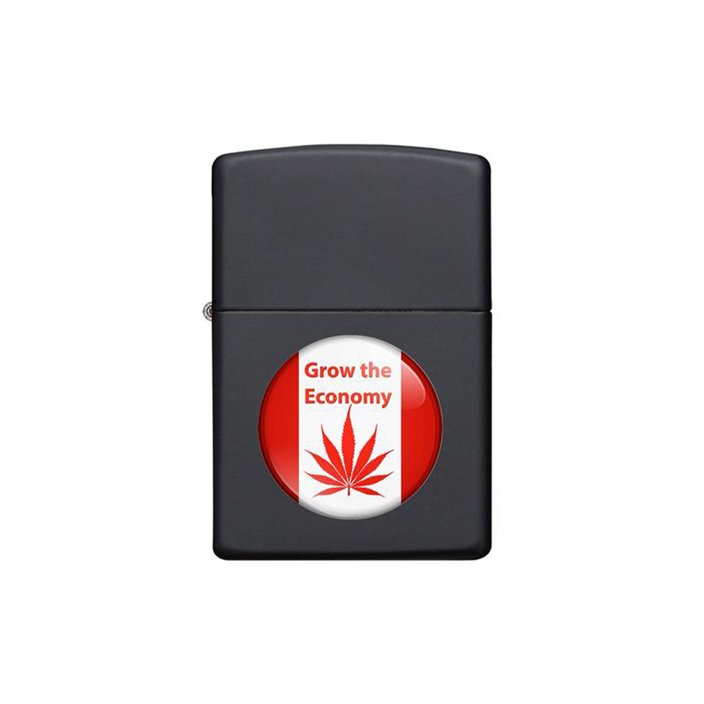 Zippo 04841 Grow The Economy Leaf Design Zippo Lighter ONE
