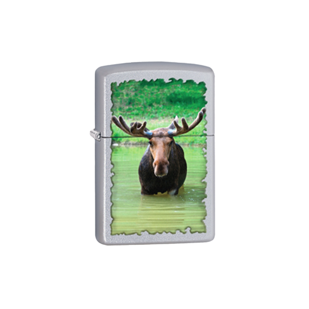 Zippo 205-078179 Souvenir Canada Moose Zippo Lighter ONE