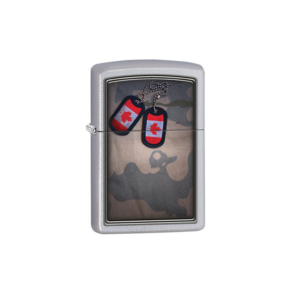 Zippo 205-078193 Canadian Military Dog Tag Zippo Lighter ONE