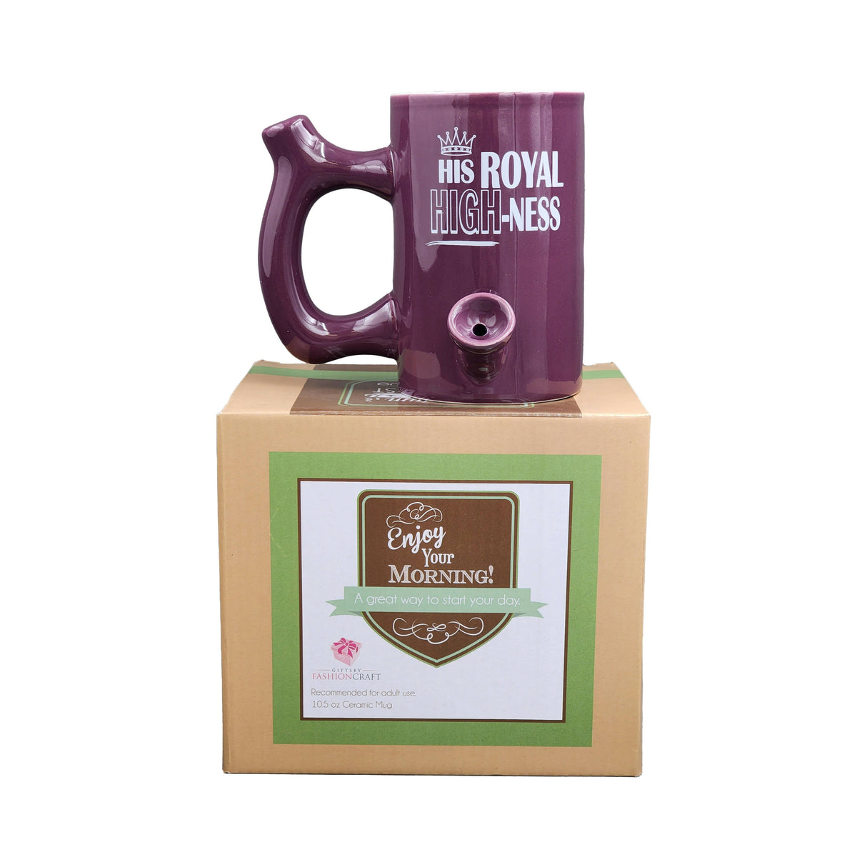 His royal high-ness large purple mug Mug Pipe Roast and Toast Gifts