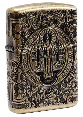 Zippo 29719 St. Benedict Design Crest · Emblem · Military ONE