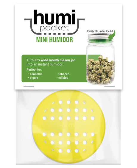 Humi Pocket Mini Humidor Humidor Humi Pocket Mini Humidor yellow