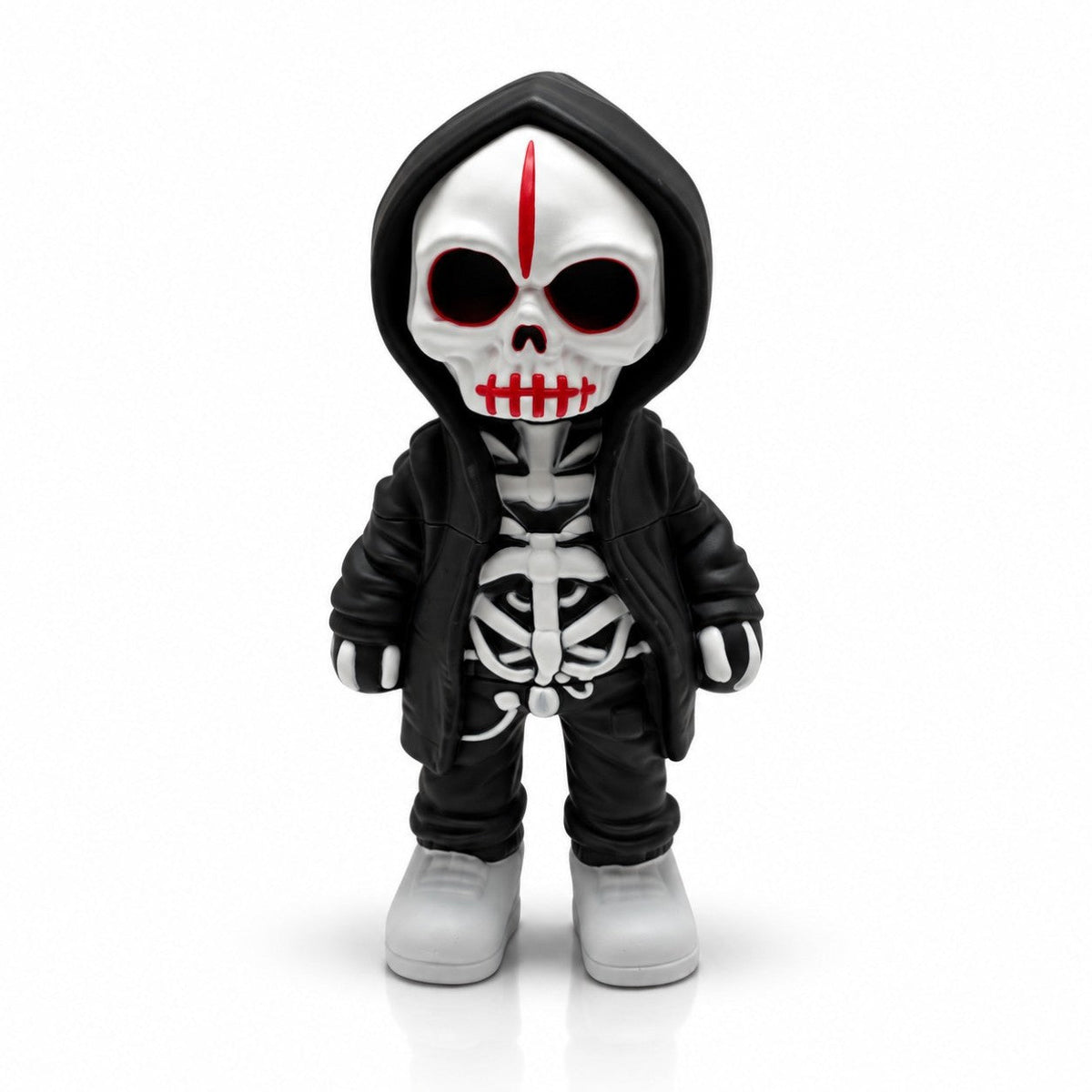 17cm Hooded Skeleton 4-Piece Grinder - 6CT Display Pack Super Supplys Inc