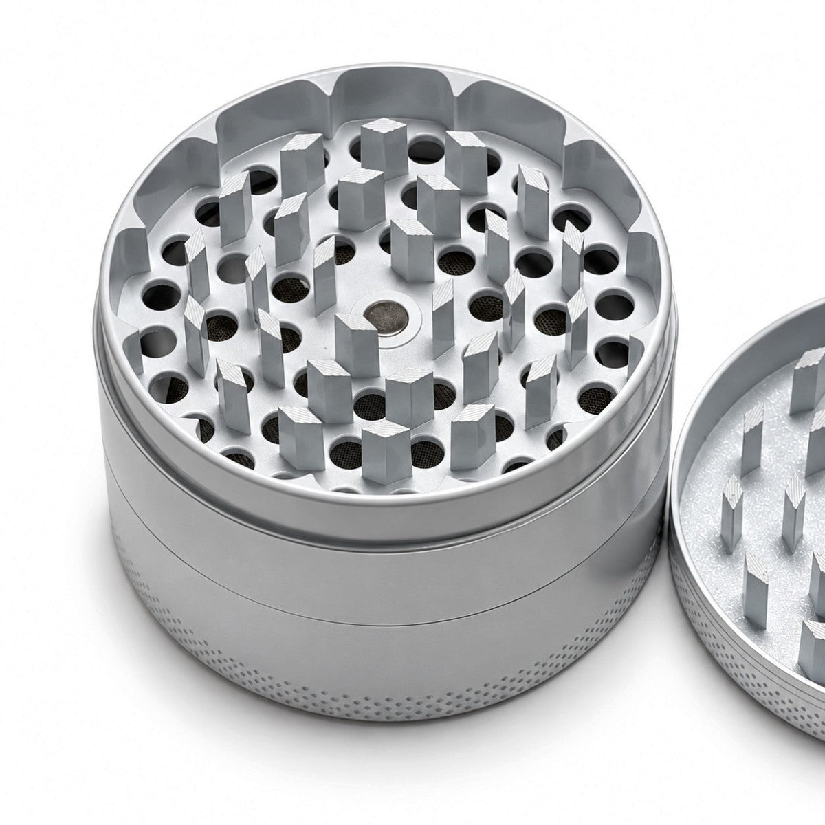 63mm x 42mm Retro Gaming 4-Part Metal Herb Grinder – 6PCS Display Display Pack Super Supplys Inc