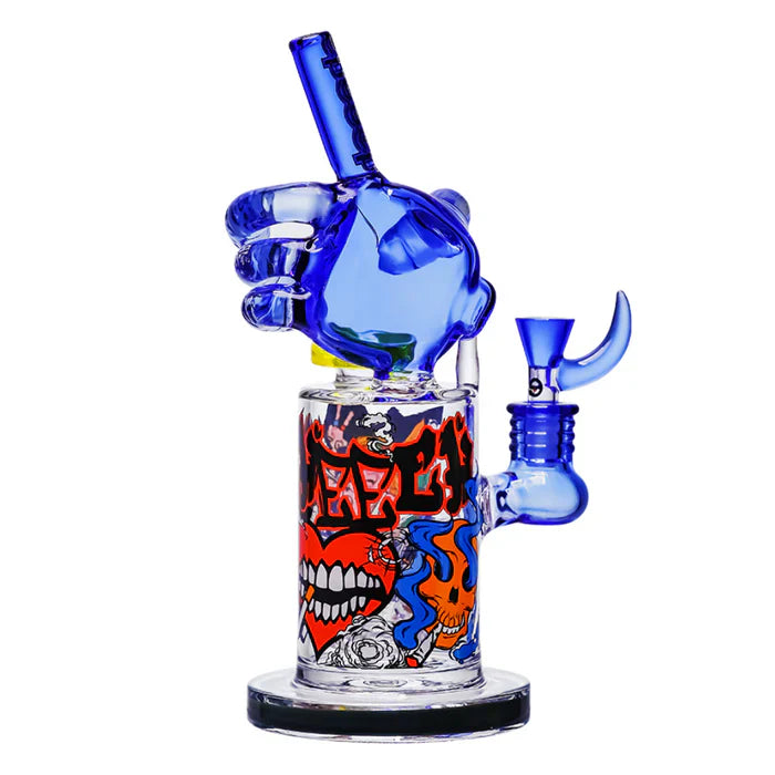 Cheech | 11" the Dude Bong Glass Bong Smoking Cat Distribution