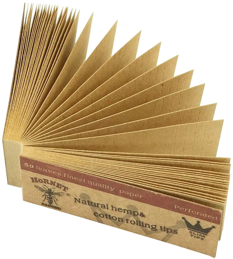HORNET | Filter Tips Rolling Paper - 25 Booklets/Box Filter Tip 777 Smoke