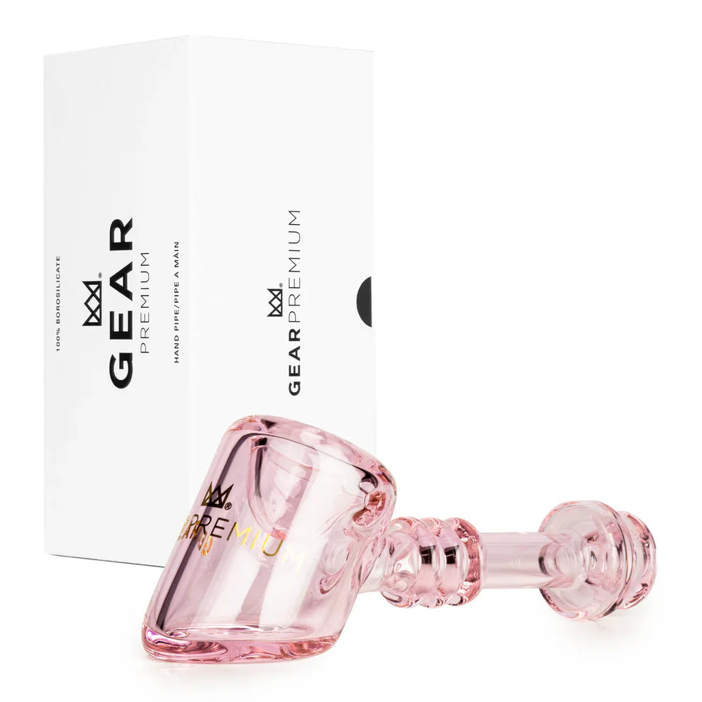GEAR Premium® | 5" Joffre Hammer Hand Pipe Glass Pipe West Coast Gifts Pink