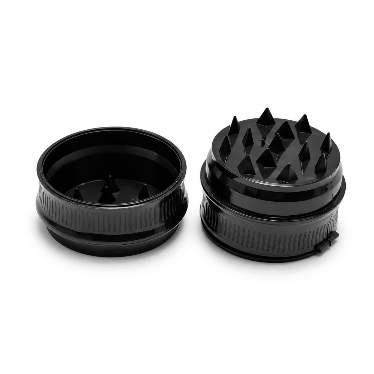 Portable Plastic Grinder Jar with Storage Container – 12PCS Display Display Pack Super Supplys Inc