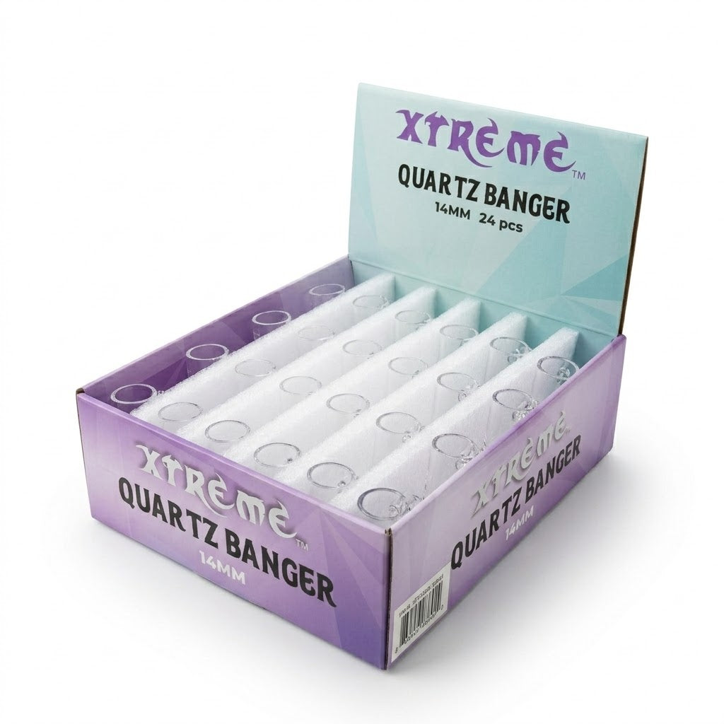 Xtreme | 14mm Quartz Flap top Banger-Male Joint-90° (CO34) Banger · Oil Burner Canadian Distributor