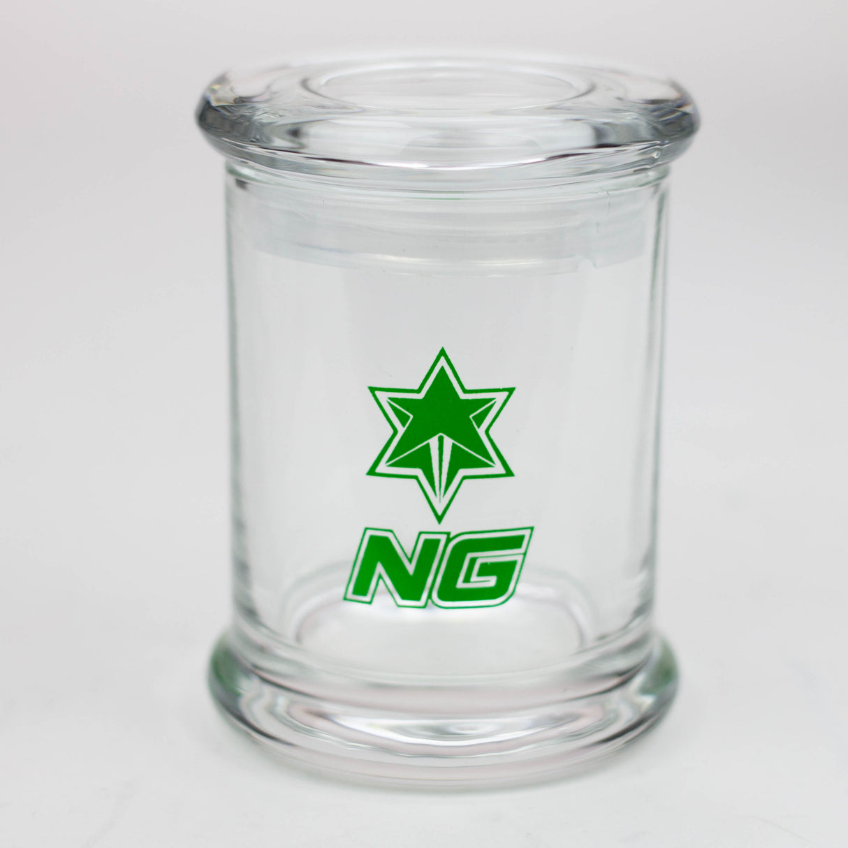 NG - Airtight Cylinder Glass Jar Jar High-End Brands Glass Large (4"x3")