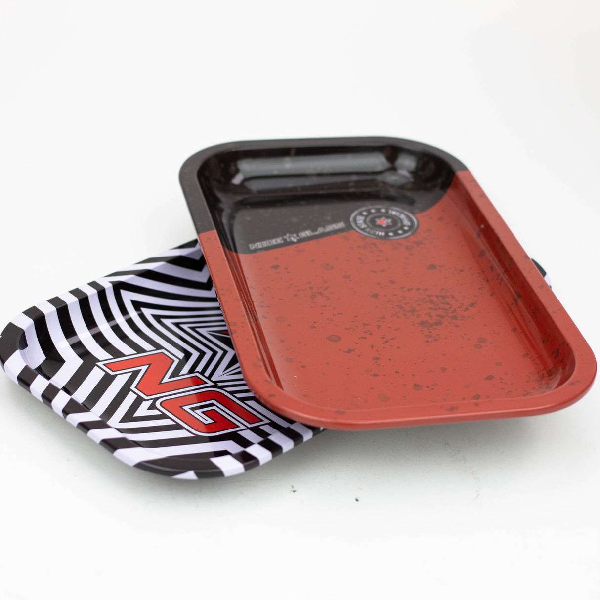 NG Rolling Tray - Medium Tray High-End Brands Glass