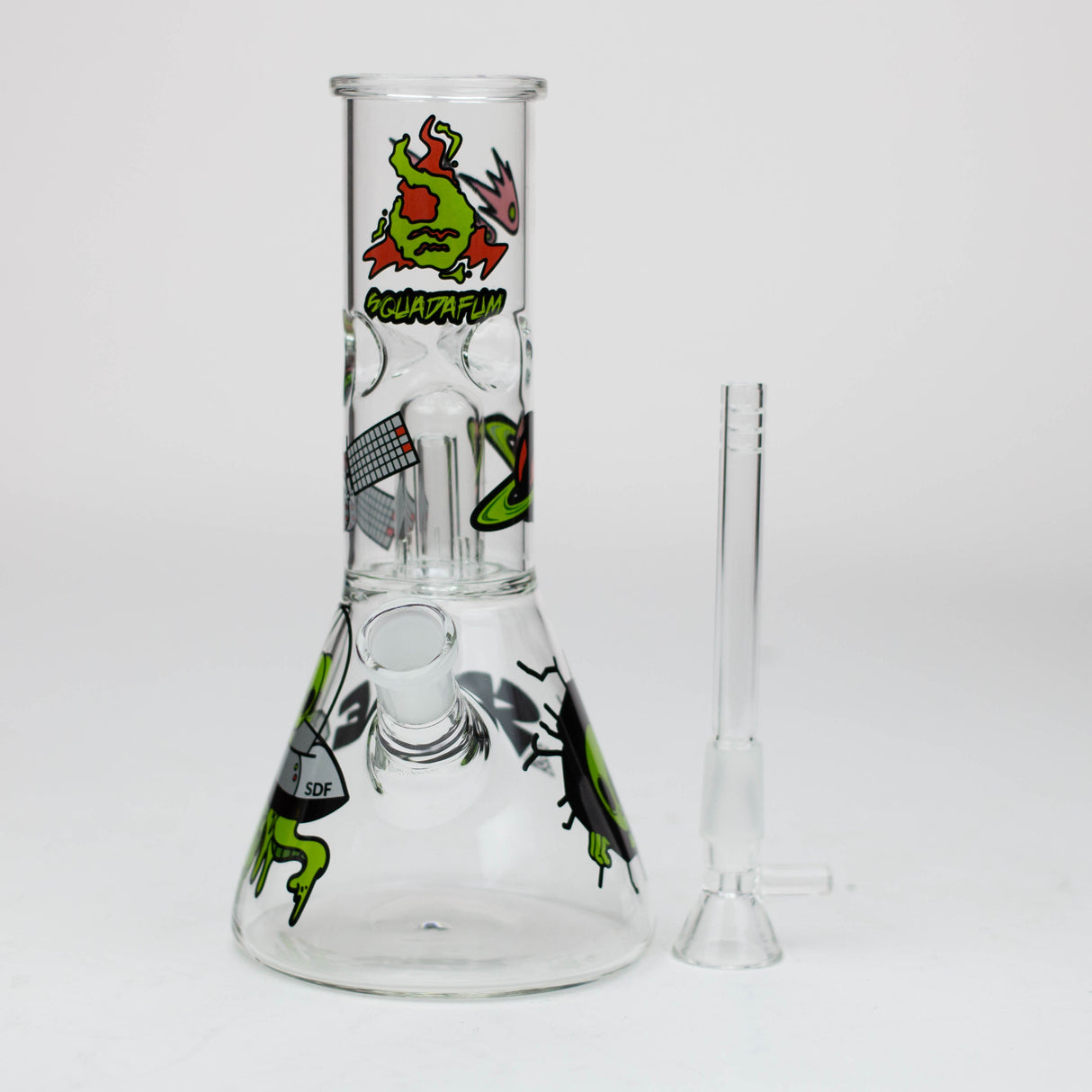 Squadafum Glass Ice Bong Percolator Stickers Glass Bong Squadafum Canada
