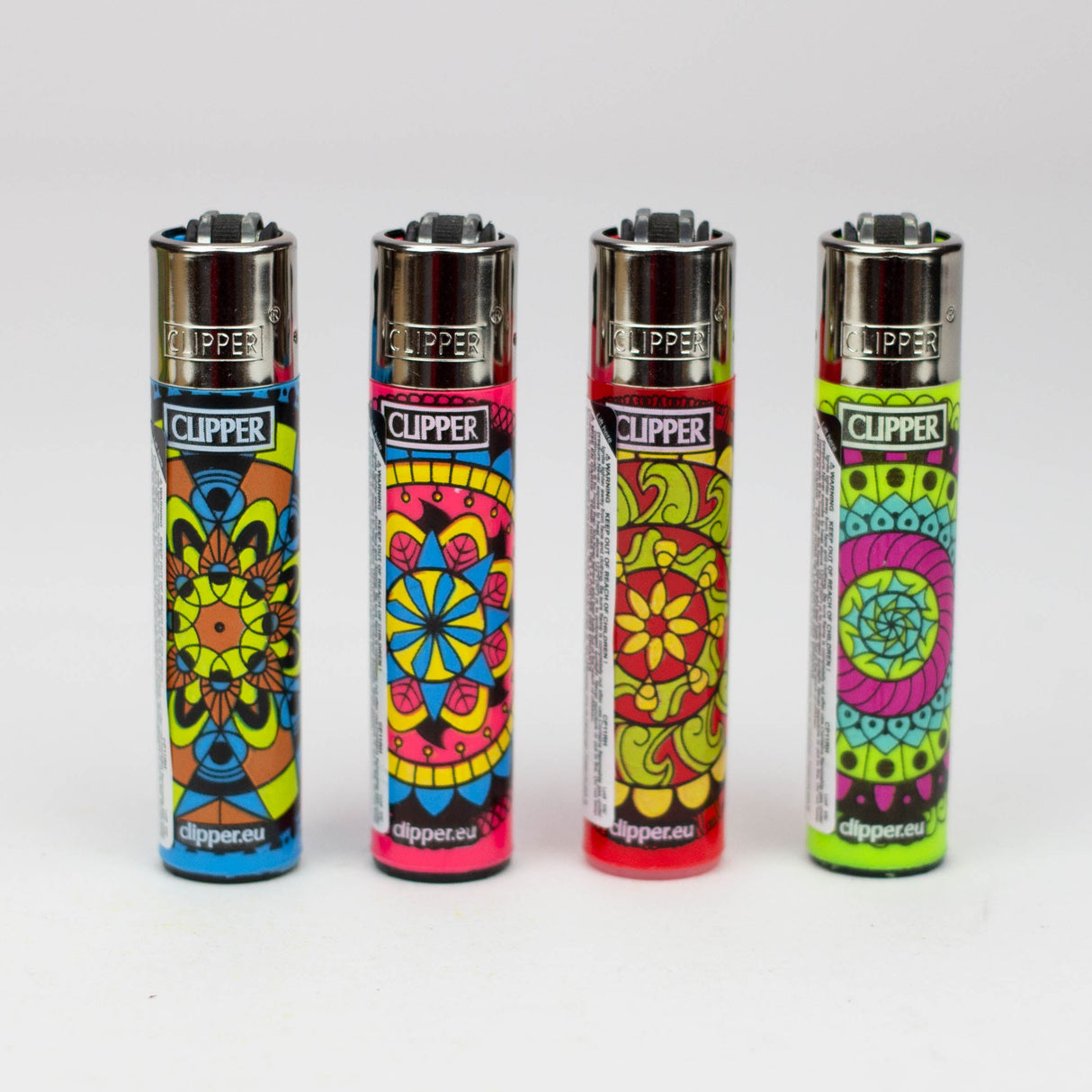 CLIPPER | MANDALA PATTERN LIGHTERS COLLECTION Display of 48 Lighter ONE