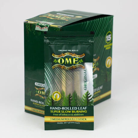 OME-Hand-Rolled flavor Medium wraps Box of 15 Leaf Wrap Canadian Distributor Original