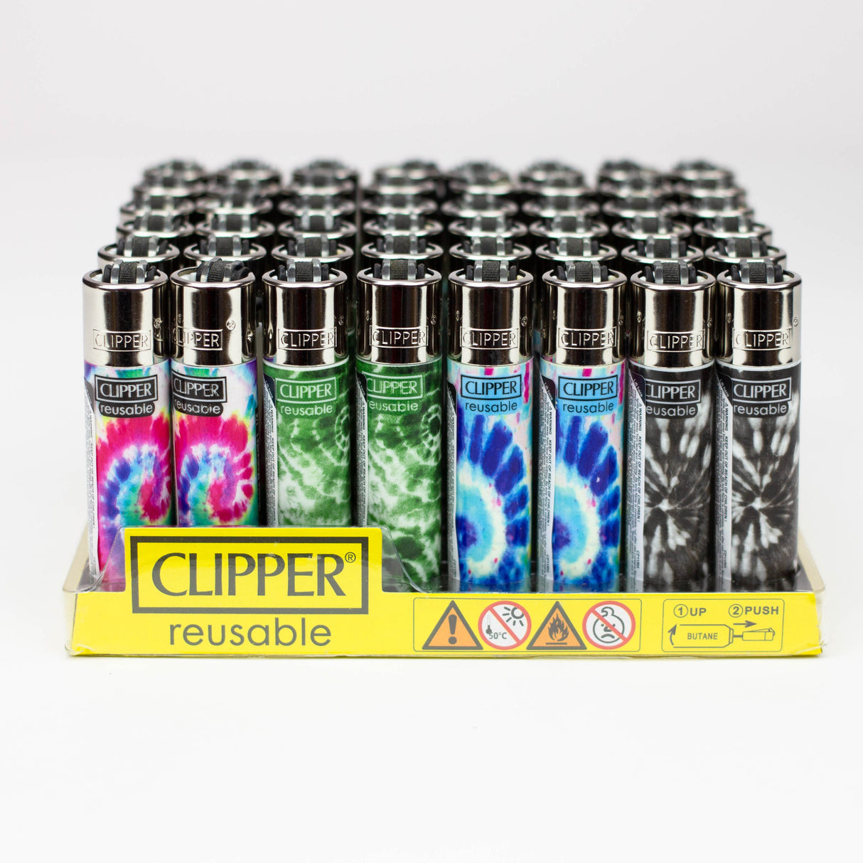 CLIPPER | HIPPIE MOMENTS DESIGN Display of 48 Lighter ONE