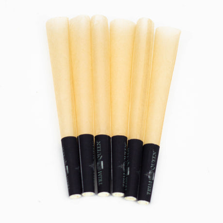 Trim Queen®️ Premium Pre Rolled Cones. Organic 1 1/4" Size. Display Case of 36 Pre-rolled Cone (Display Pack) Trim Queen
