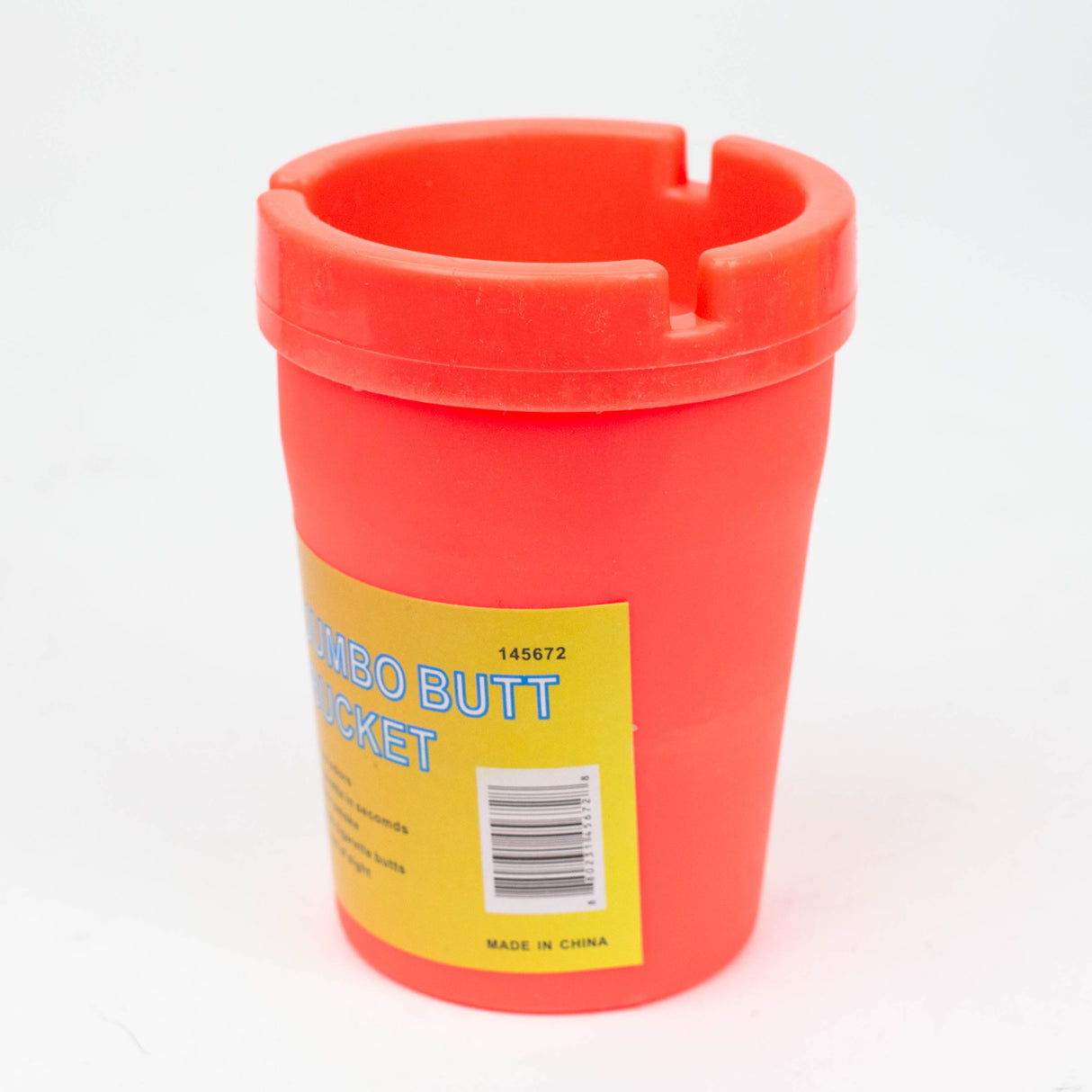 Jumbo Butt Bucket Extinguishing Ashtray Box of 12 Plastic Ashtray BANKA