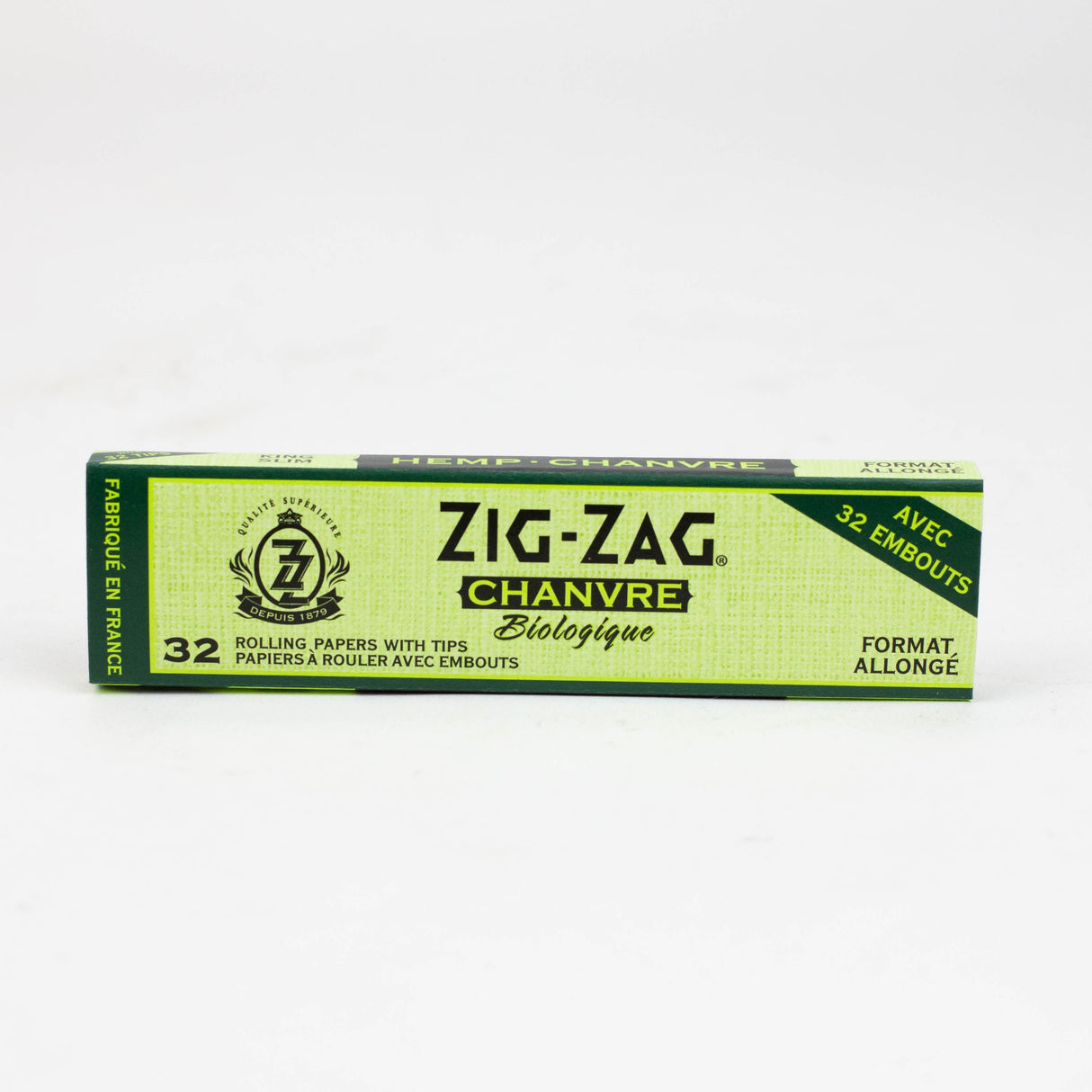Zig Zag Hemp King Slim Papers and Unbleached Tips King Size ONE