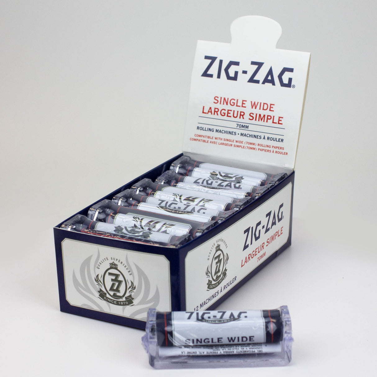 Zig-Zag Rolling Machine 70mm Box of 12 ( RM1035 ) Roller ONE