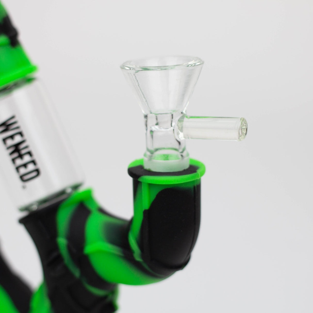 WENEED®- 8" D Lab Silicone bong Set Resin · Silicone · Plastic Bong WENEED®