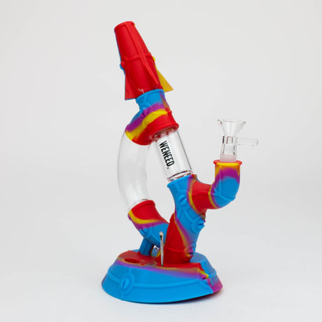 WENEED®- 8" D Lab Silicone bong Set Resin · Silicone · Plastic Bong WENEED® Purple/Yellow
