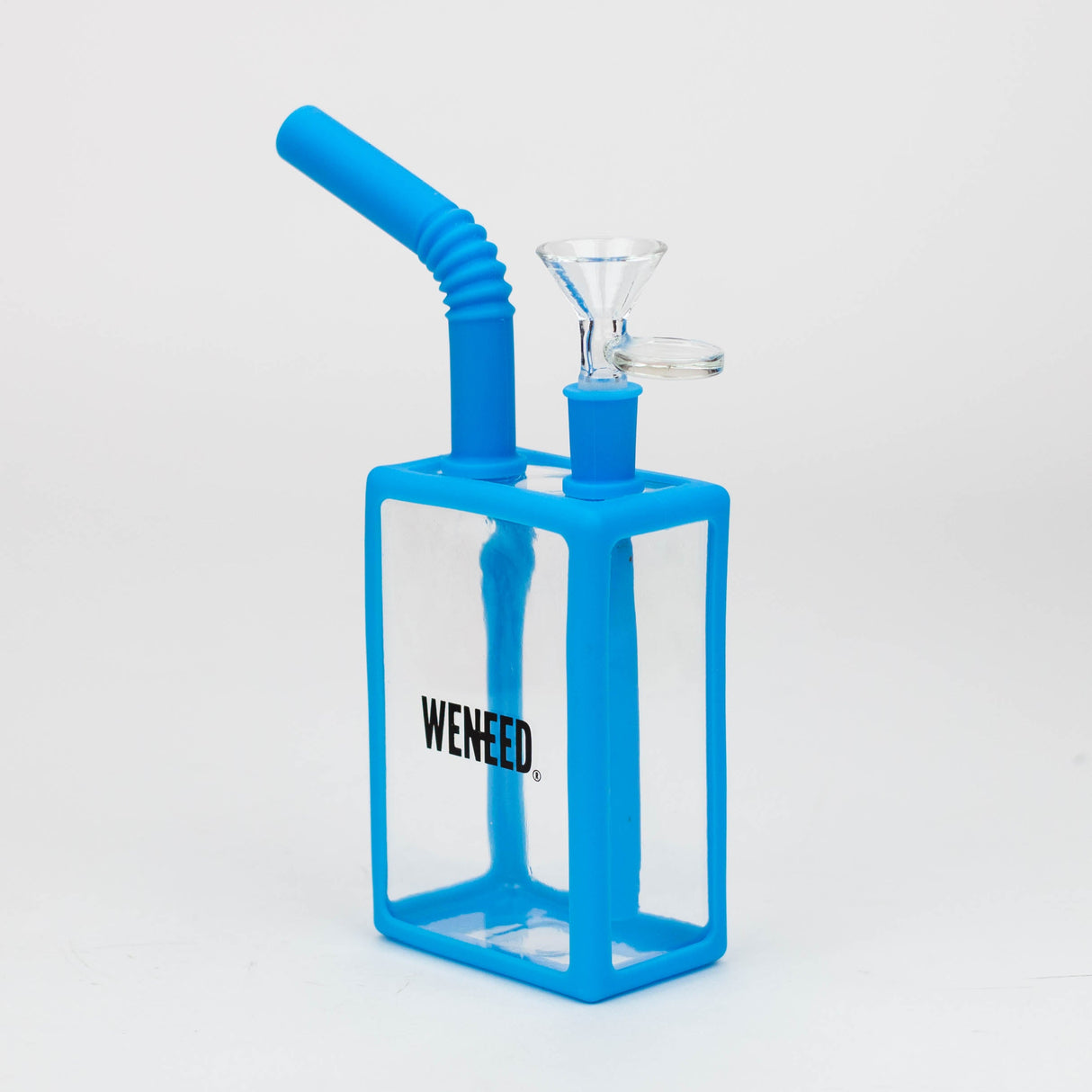 WENEED®- 8" Silicone Juice Box bong Resin · Silicone · Plastic Bong WENEED® Sky Blue