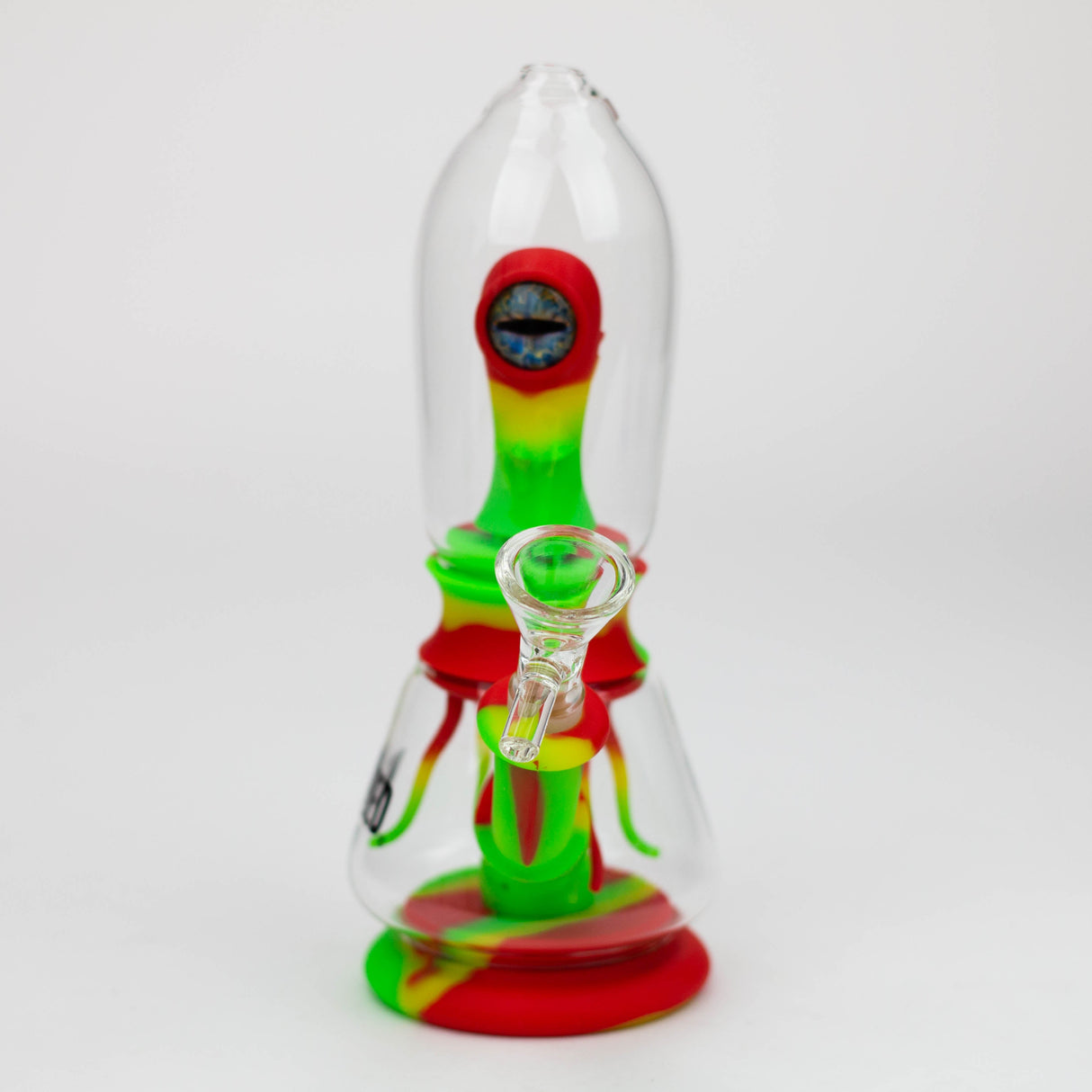 WENEED®- 7" Silicone Monster Double Filter bong Resin · Silicone · Plastic Bong WENEED®