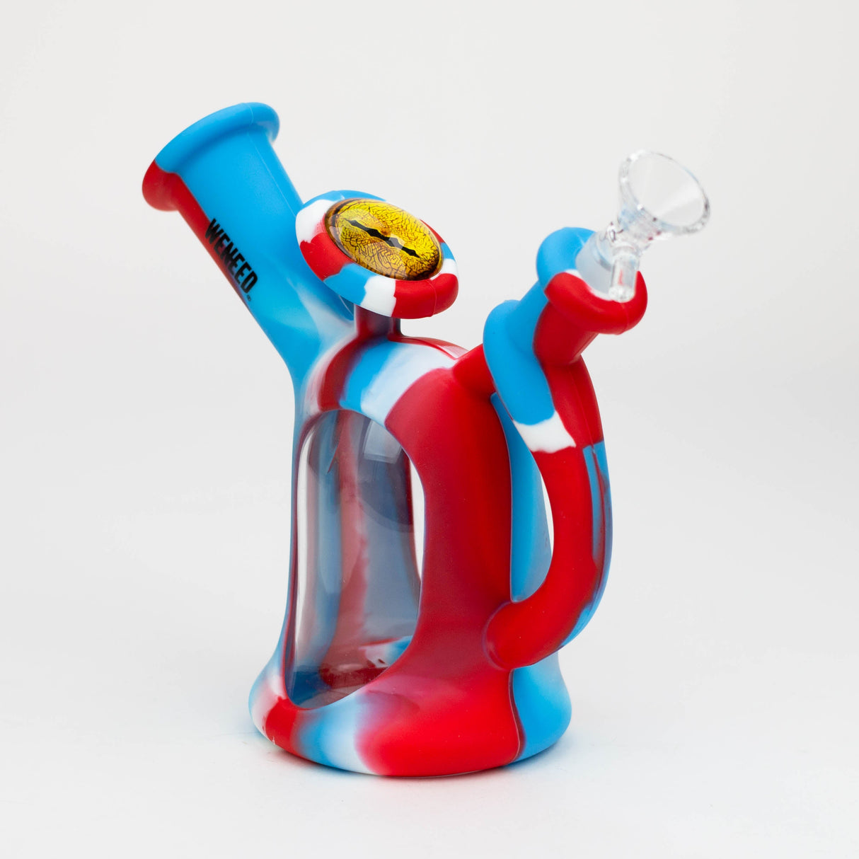 WENEED®- 7" Silicone Sprinking Can Rig Resin · Silicone Rig WENEED® Blue/Red