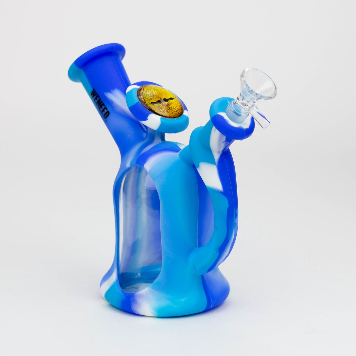 WENEED®- 7" Silicone Sprinking Can Rig Resin · Silicone Rig WENEED® Blue/White